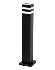Czarna niska nowoczesna lampa ogrodowa - A459-Adia