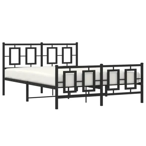 Czarne łóżko Esenti