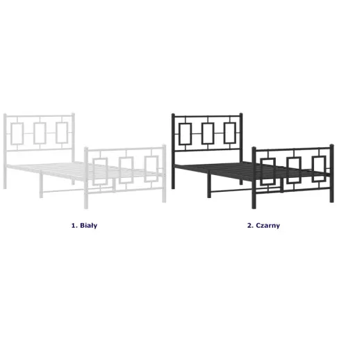 Dostępne kolory łóżka metalowego Esenti