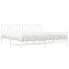 Białe łóżko z metalu Esenti