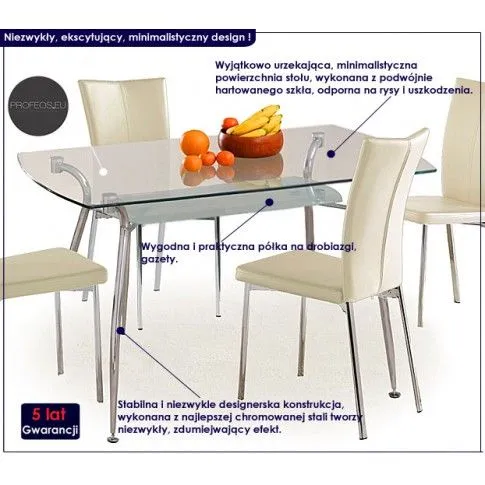 Fotografia Stół szklany Kiro z kategorii Stoły
