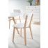 Szczegółowe zdjęcie nr 4 produktu Białe krzesło do kuchni- Fine