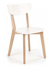 Białe krzesło do kuchni- Fine w sklepie Edinos.pl