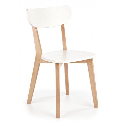 Zdjęcie produktu Białe krzesło do kuchni- Fine.