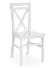Białe krzesło kuchenne - Dario w sklepie Edinos.pl