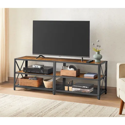 Industrialna szafka rtv Topsin w przykładowym wnętrzu