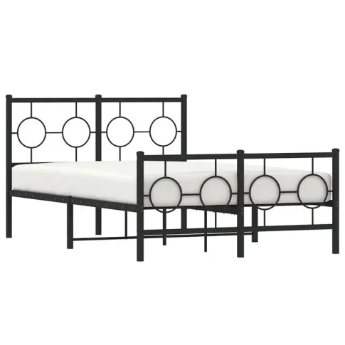 Czarne industralne łóżko Ripper