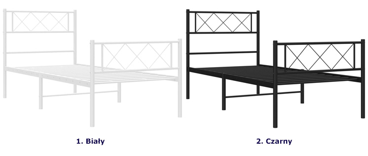Dostępne kolory łóżek Raffa