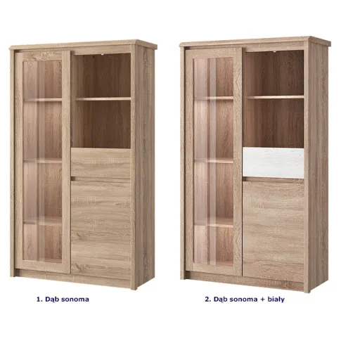 kolory frontu szuflady witryny Sentar 15X