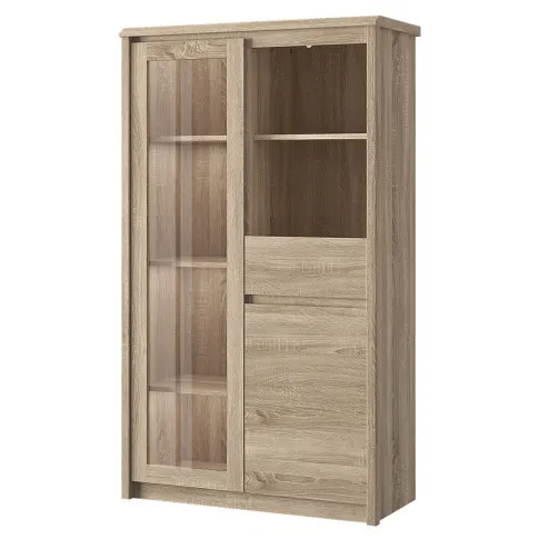 Skandynawska komoda z witryną Sentar 15X