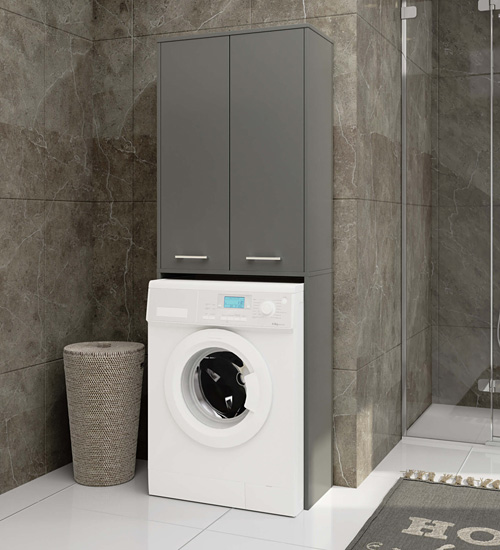 Wizualizacja szafki nad pralkę Valuro grafit