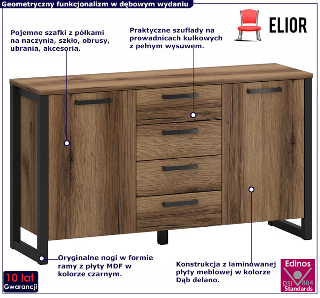 Komoda do salonu Krafi 3X