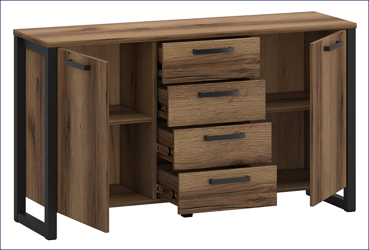 wnętrze komody Krafi 3X