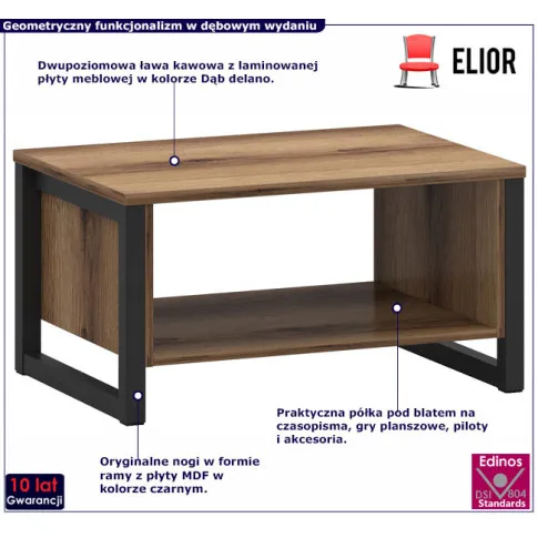 dwupoziomowa ława kawowa Holton 4X