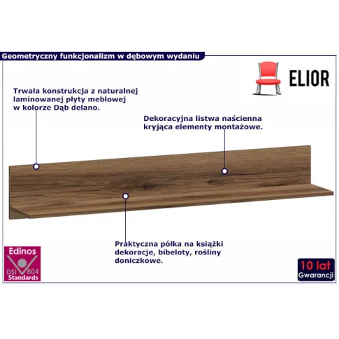 półka wisząca do salonu Holton 5X