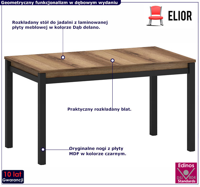 stół rozkładany Krafi 7X
