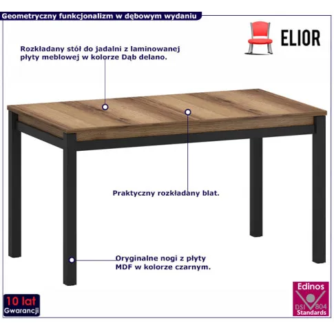 rozkładany stół do jadalni Holton 7X