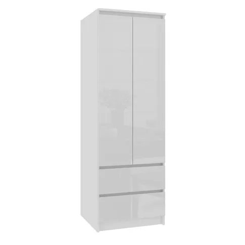 Biała szafa w połysku Oferos 4X