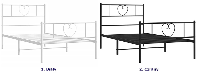Dostępne kolory łóżek Veligo