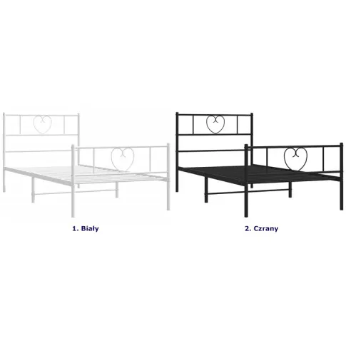 Dostępne kolory łózka metalowego Edelis