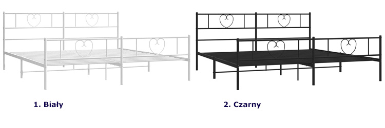 Dostępne kolory łóżek Veligo