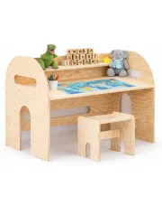 Małe drewniane biurko dla przedszkolaka - Berso w sklepie Edinos.pl