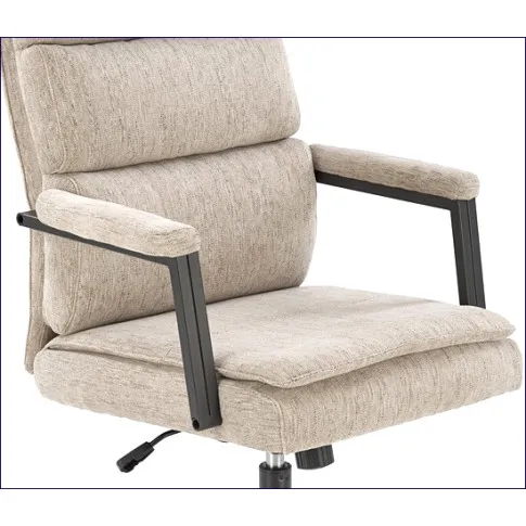 biurowy fotel beżowy z mechanizmem tilt Kanter