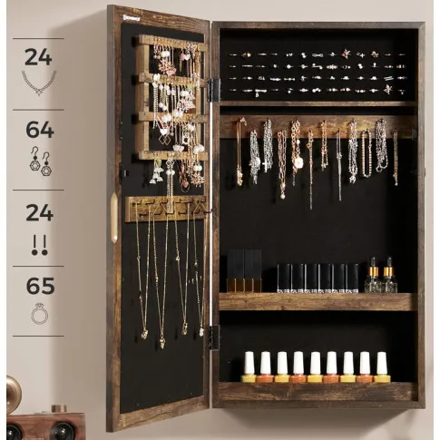 Wnętrze szafki na biżuterię do sypialni Crialo