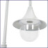 Biała klasyczna lampa ogrodowa słupek A464-Gida