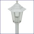 Białe lampy słupki ogrodowe A467-Banero