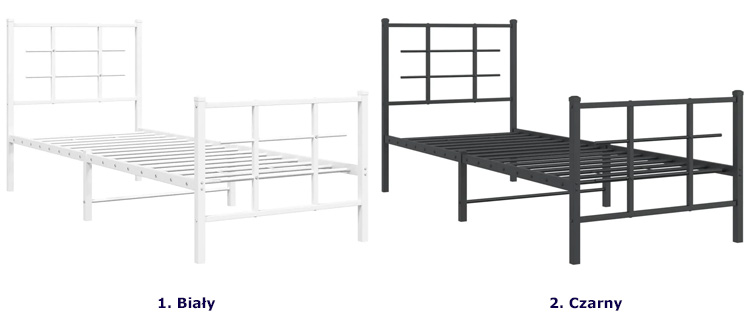 Dostępne kolory łóżek Alester