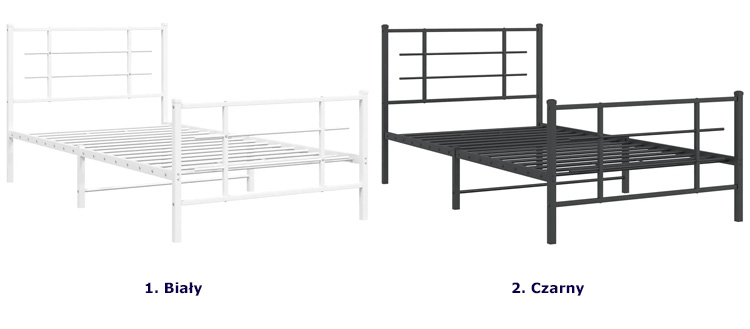 Dostępne kolory łóżek Alester