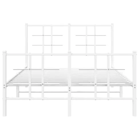 Białe łóżko Estris