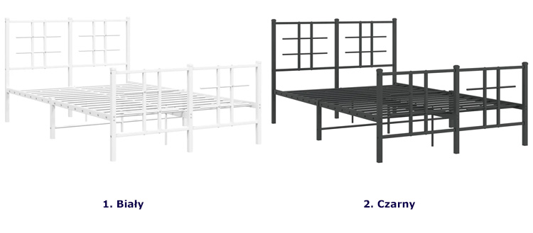 Dostępne kolory łóżek Alester