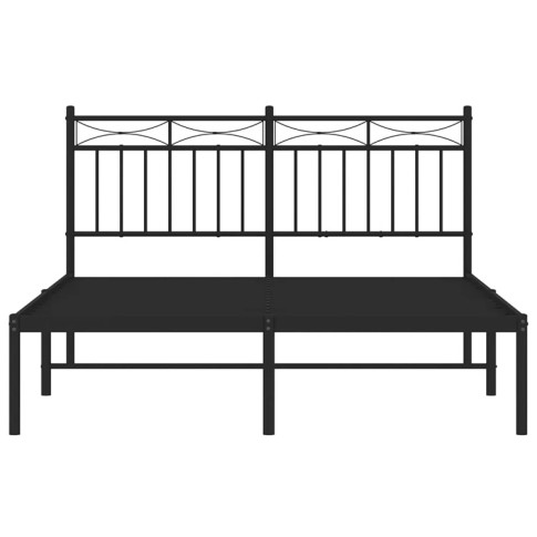 Czarne łóżko Envilo