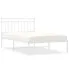 Białe łóżko z metalu Envilo