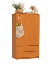 Klasyczna szafa na ubrania olcha - Hino 3X w sklepie Edinos.pl