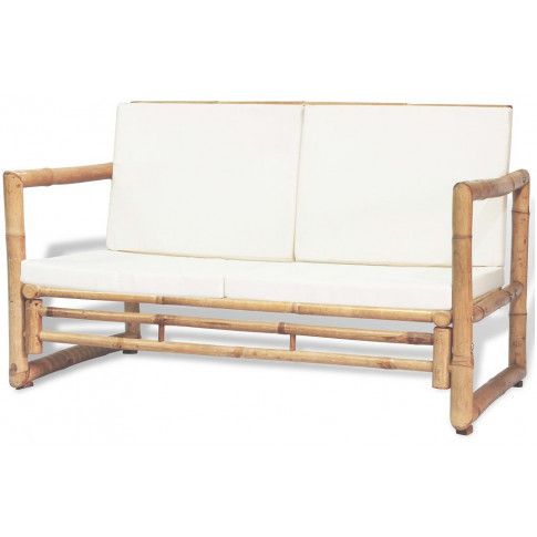 Zdjęcie produktu Bambusowa sofa ogrodowa Belta - brązowa.