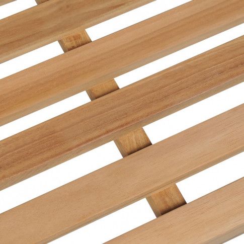 Szczegółowe zdjęcie nr 5 produktu Drewniana ławka ogrodowa Tanas - brązowa