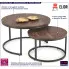 zestaw stolików do kawy orzech Samun