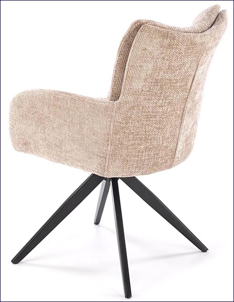 beżowe obrotowe krzesło do gabinetu Nafia