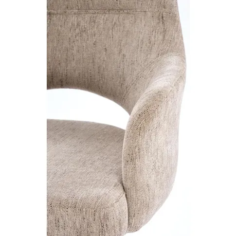 beżowa tapicerka krzesła obrotowego Nortes