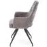 obrotowe krzesło popielate do gabinetu Nortes