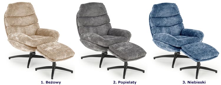 Dostępne kolory fotela Berser