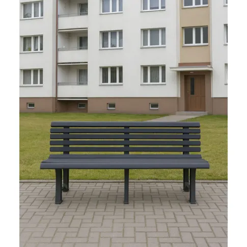Zdjęcie Ławka ogrodowa Dalina - szara | Edinos.pl