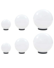 6 sztuk okrągłych lamp LED do ogrodu - O014-Akoma