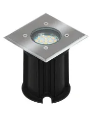 Czarna najazdowa lampa ogrodowa LED - O015-Jantun w sklepie Edinos.pl