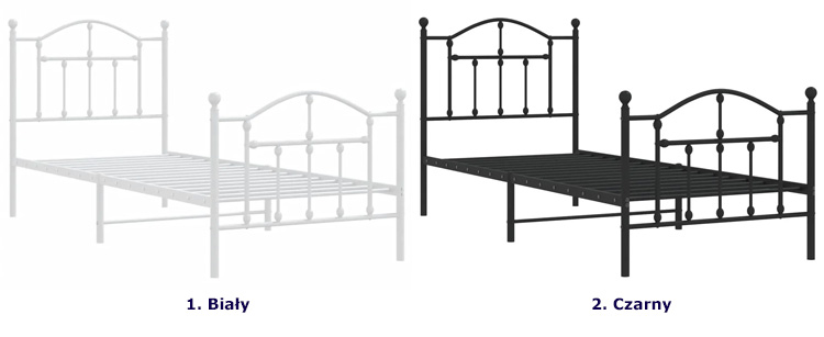 Dostępne kolory łóżek Santino