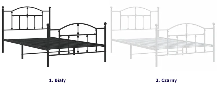 Dostępne kolory łóżek Azos