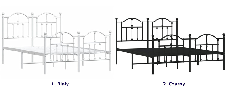 Dostępne kolory łóżek Azos